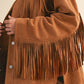 Klesis Suede Fringe Oversided Jacket