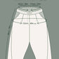 Flight of Fancy Linen Cropped Artist Pants w/ Hummingbird