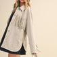 Klesis Suede Fringe Oversided Jacket