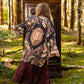 Market of Stars Lionheart Matinée Duster w/ florals & Narnia inspired print
