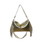 Louisa lee Iridescent Leather Bag with Fringe