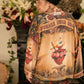 Market of Stars Courage Dear Heart Pixie Duster Crop Kimono w/ Sacred Heart