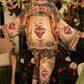Market of Stars Courage Dear Heart Linen Cropped Artist Pant w/ Sacred Heart