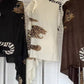 Animal Print Sheer Cape Scarf