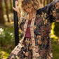 Market of Stars Lionheart Matinée Duster w/ florals & Narnia inspired print
