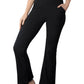Comfy Yoga Lightweight Women's Flared Yoga Pants with Front Pockets