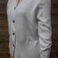 V-neck elegant loose solid-color knit cardigan