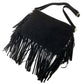 Milano Amour Miele Crossbody Suede Fringe Bag