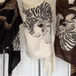 Animal Print Sheer Cape Scarf
