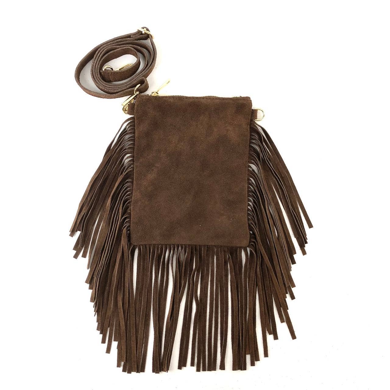 MILANO AMOUR CROSSBODY MARBELLA ECO SUEDE FRANGE