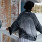 Market of Stars Stargazer Pixie Duster Cropped Kimono w/ Falling Stars O/S