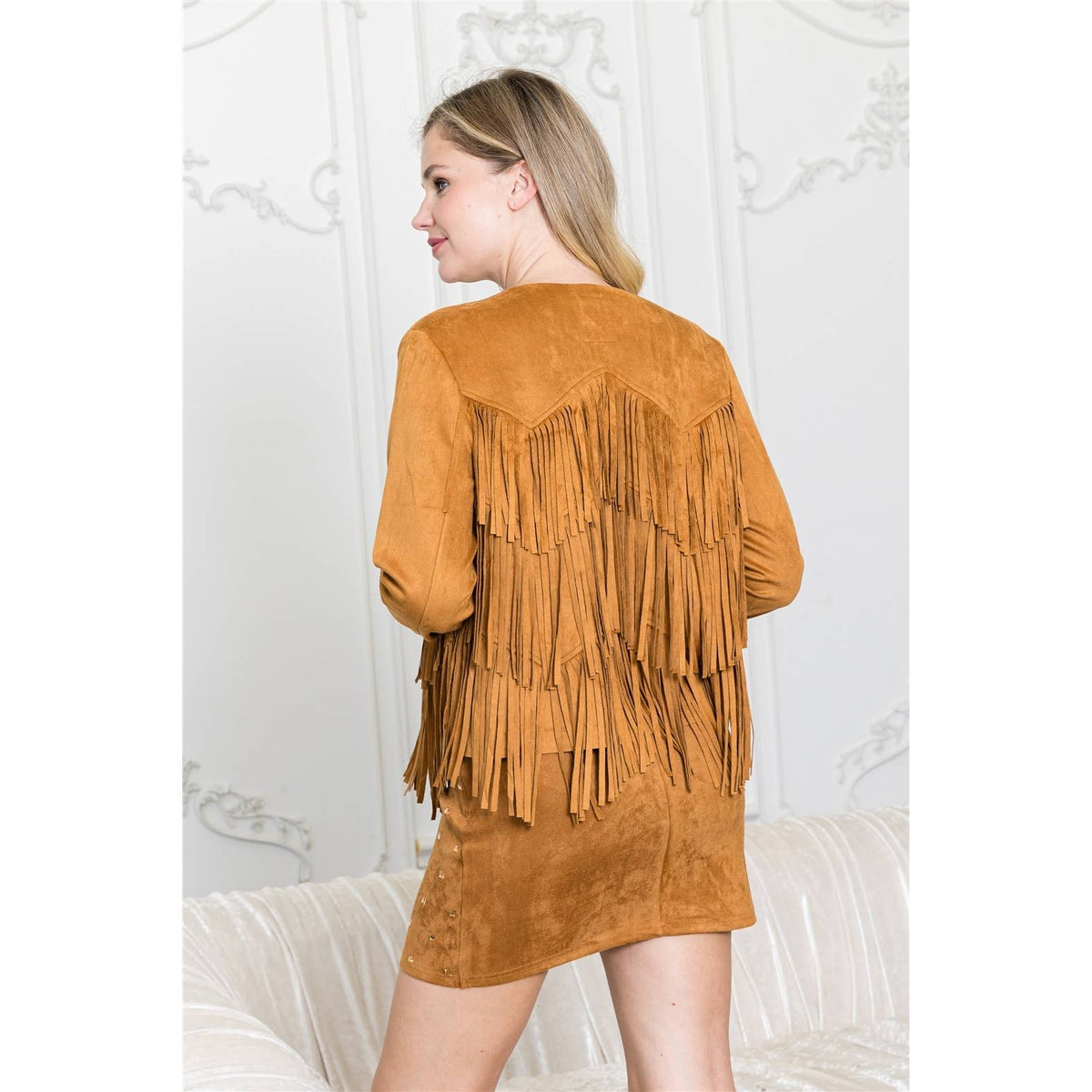 Vocal Fringe Crop Jacket