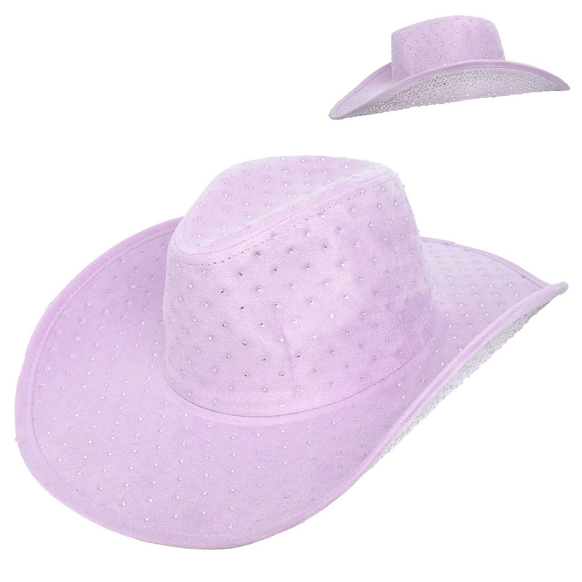 SP SophiaFashion Rhinestone Jeweled Cow Boy Hat