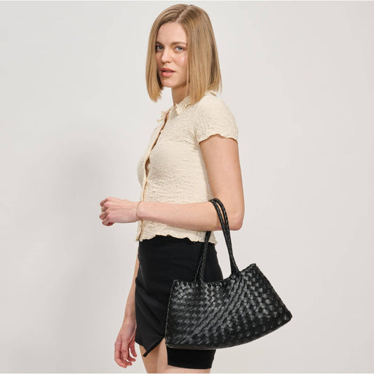 Moda Luxe Millie Woven Shoulder Bag