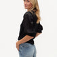 SIX/FIFTY Solara Puff Short Sleeve Top