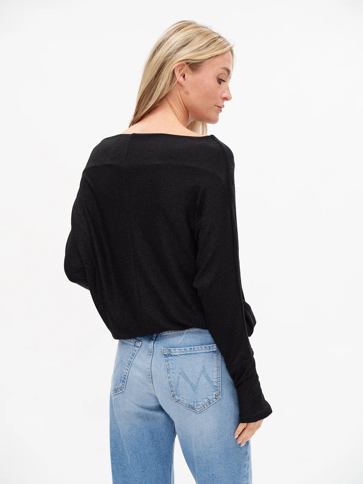 SIX/FIFTY The Anywhere Lurex Top Long Sleeve Top