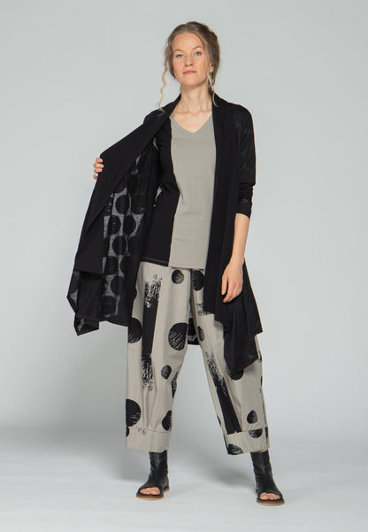 Luukaa Duster Black w/ Circle Detail