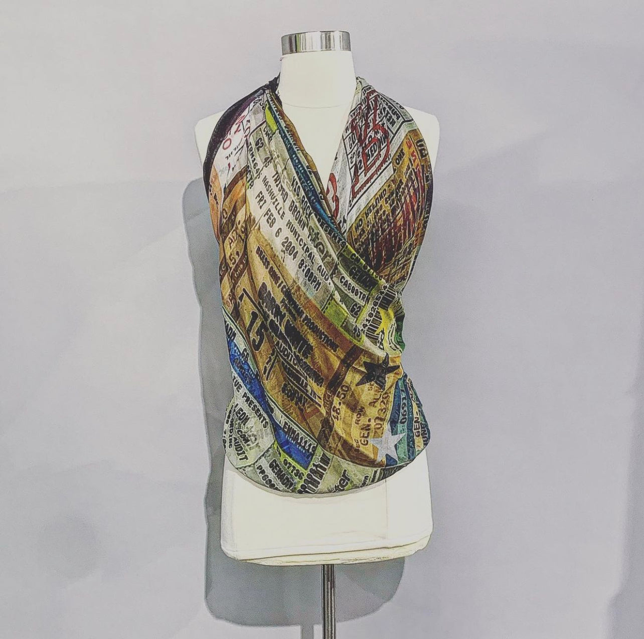 Blue Pacific Scarf/Shawl/Cover Up