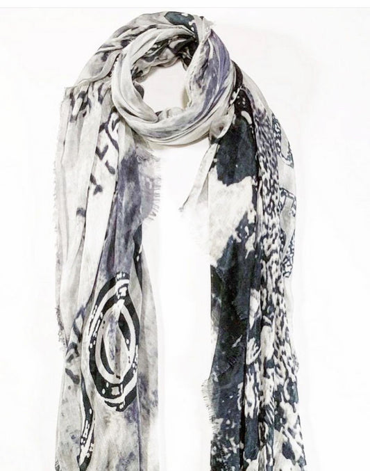 Blue Pacific Scarf/Shawl/Cover Up