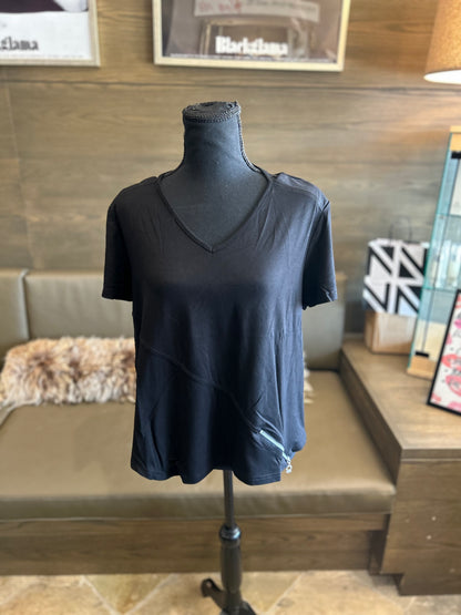 My Soul Jersey Short Sleeve Top w/ Zips