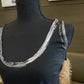 Look Mode Silver Foil Scoop Neck Tank Top One Size Fits Most