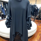 Frank Lyman Black Tunic Top