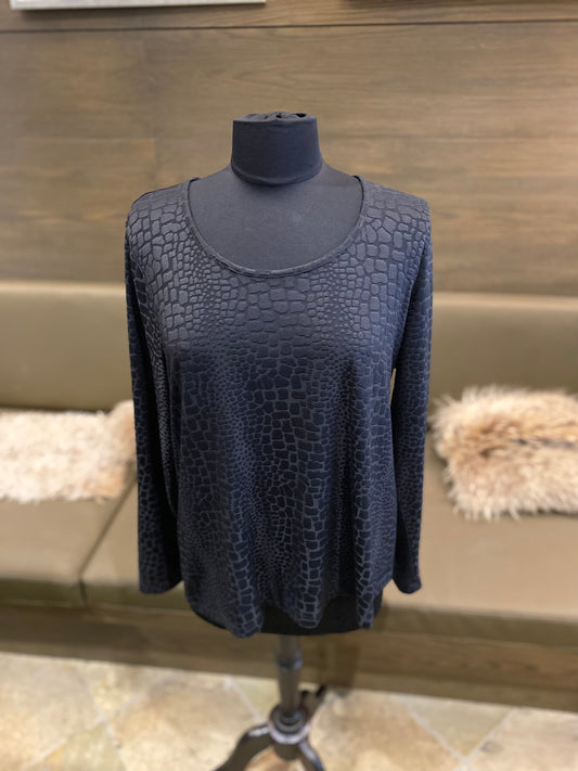 Dolcezza second Skin Knit Long Sleeve Top