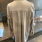 Insight Gold Leather Look Shacket Shirt Jacket Yellowstone Inspired